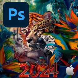 Photoshop 2024 for mac  v25.4 ダウンロード版　永続版