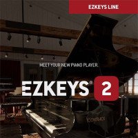 バーチャル ピアノ 2 トゥーントラック Toontrack EZkeys v2.03  MAC & Windows ダウンロード版　永続版